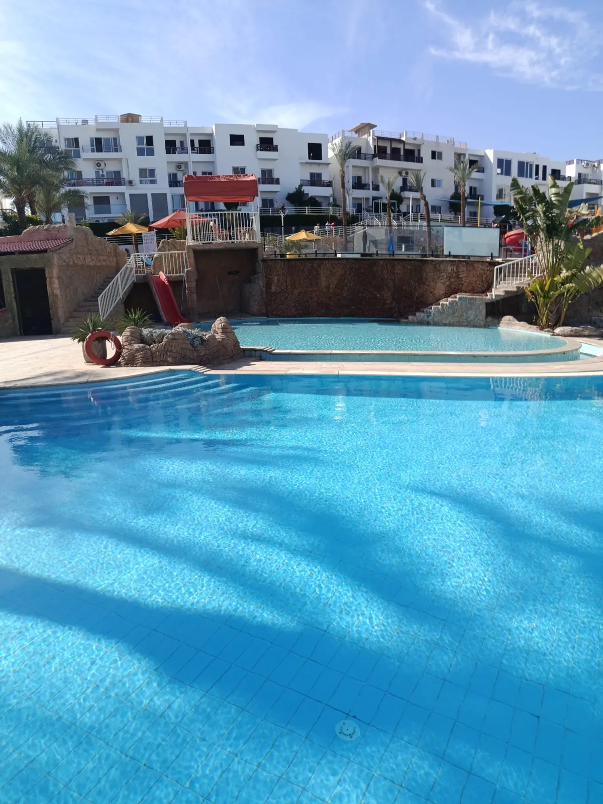 Resort pool and gardens