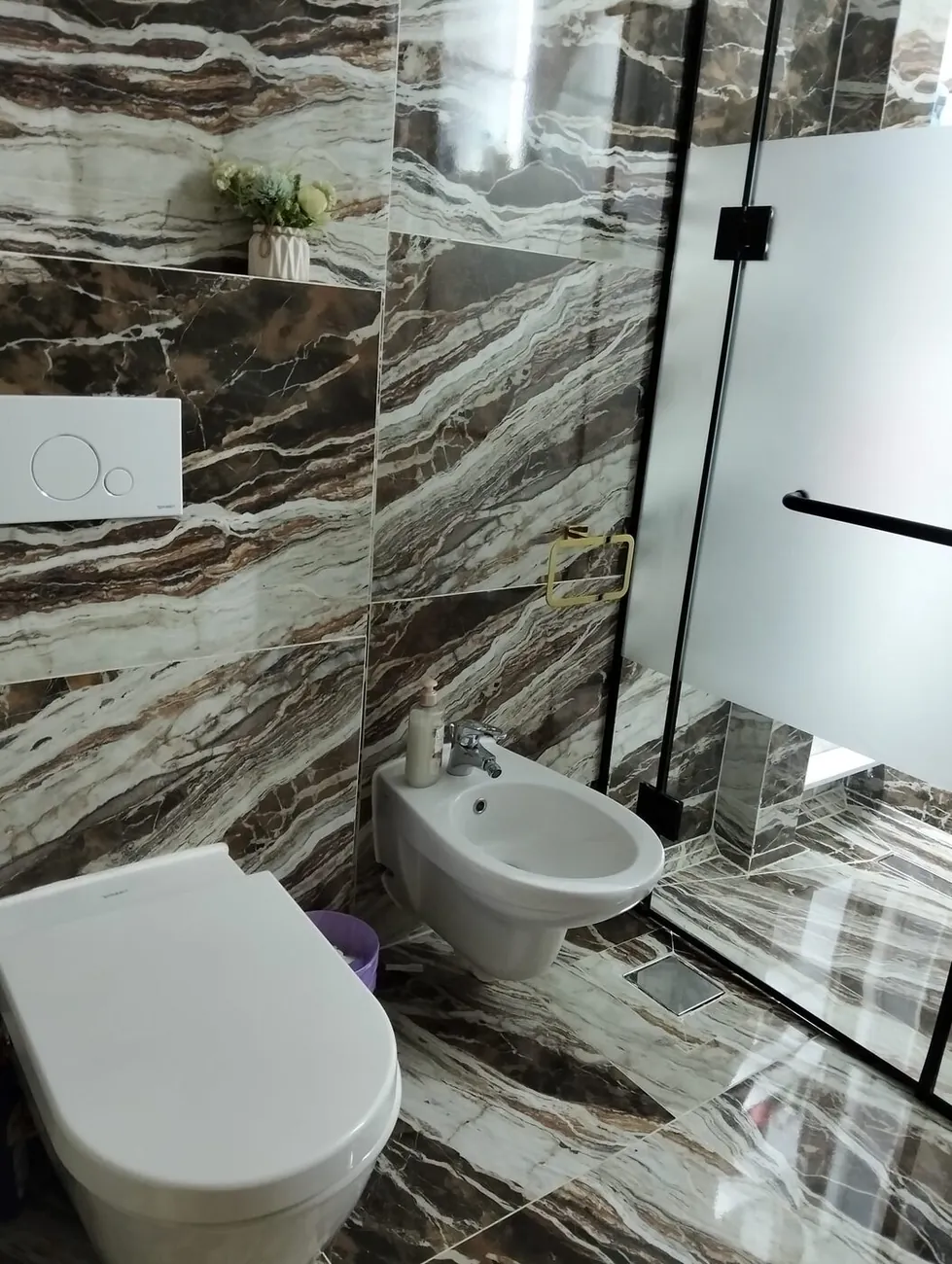 Marble bathroom